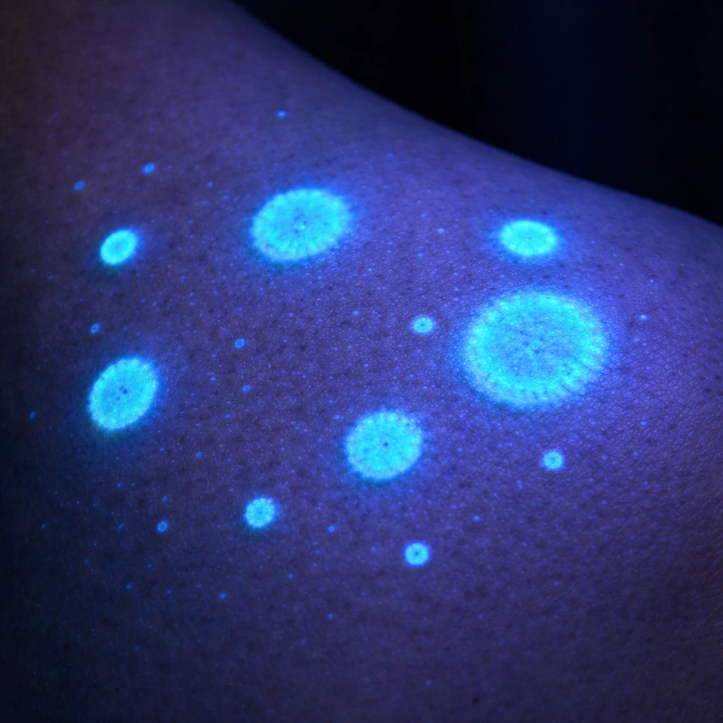 تشخیص ضایعات خوش خیم و بدخیم پوستی با دستگاه لامپ وود